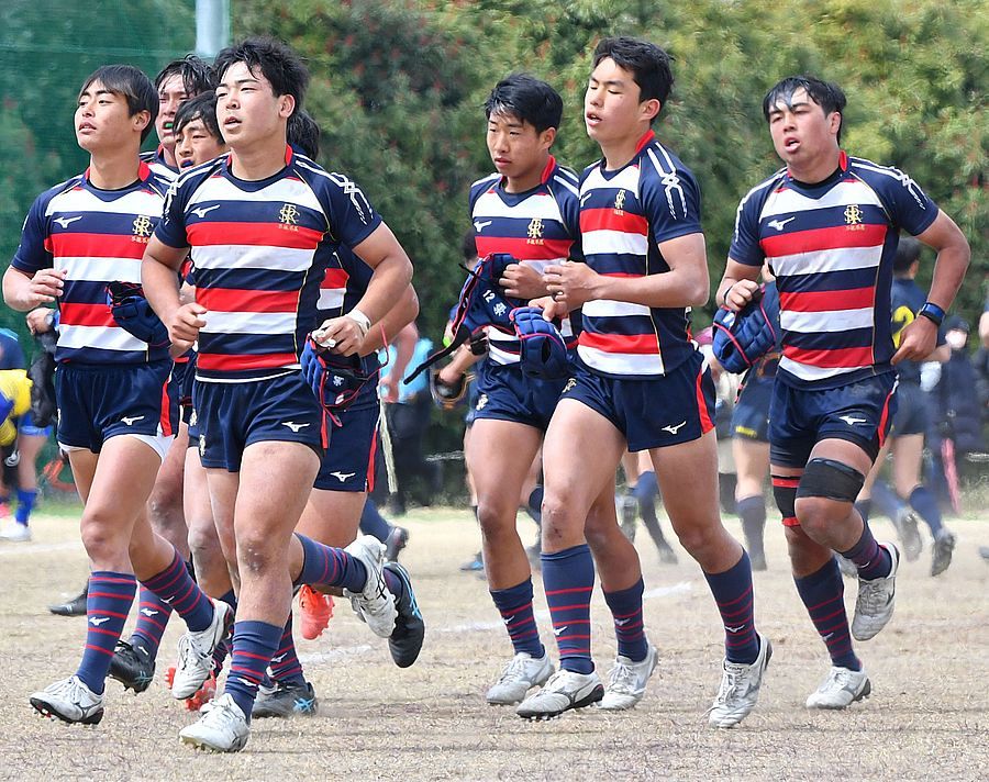 佐賀工業ラグビーウェア 佐賀工業高校 ラグビー部 練習試合用ジャージ 邪魔くさい - ウェア