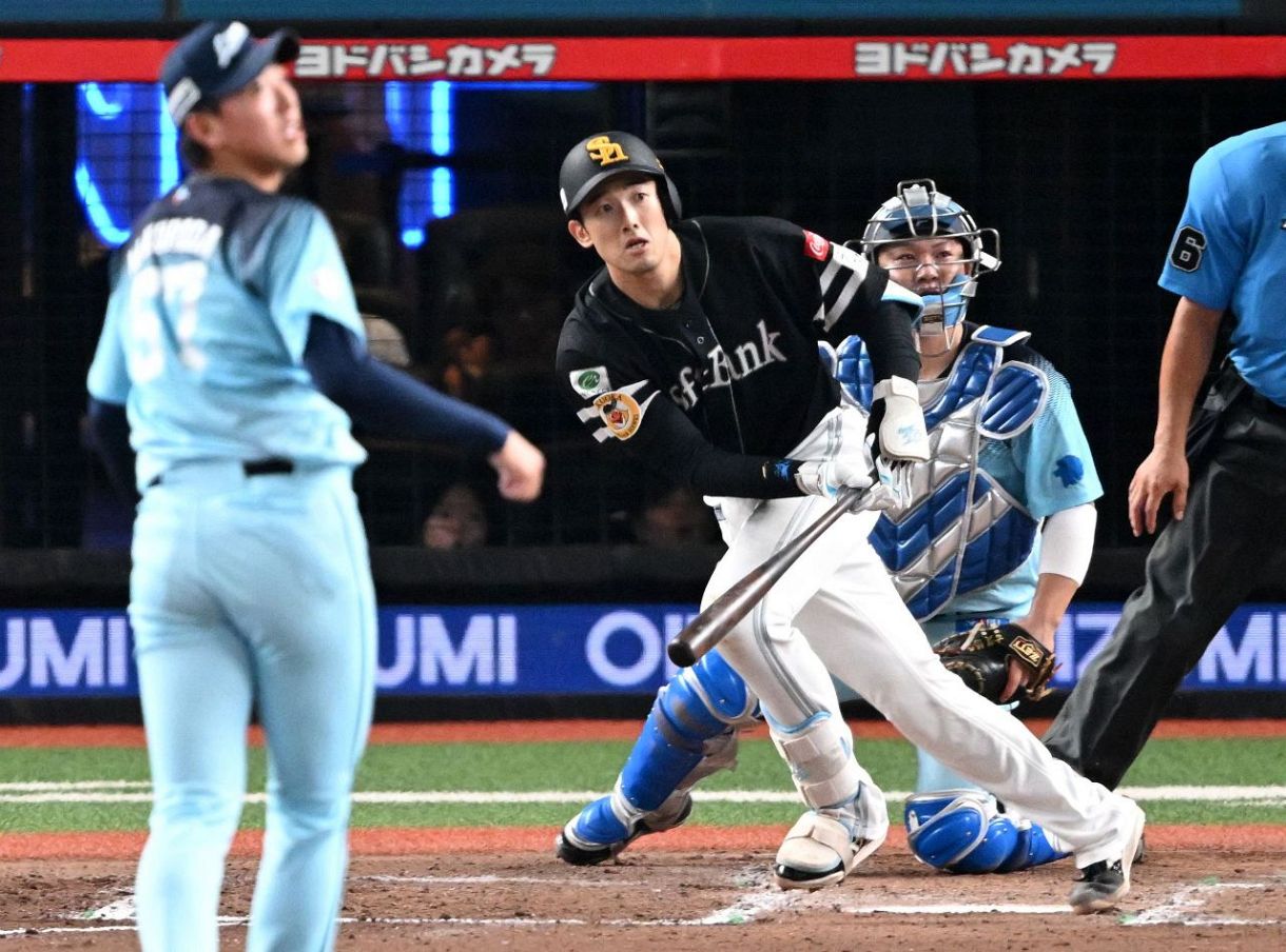 思い切って仕掛けた」ソフトバンク山本祐大 約2カ月ぶり5番で攻守に