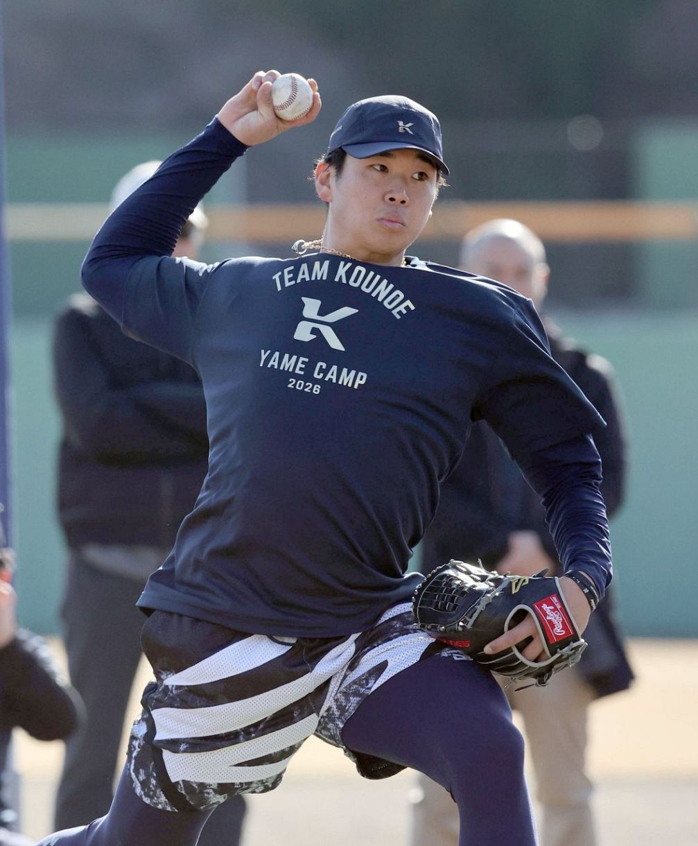 オリックス・山下舜平大「開幕投手を目指して全力」 昨年は腰の