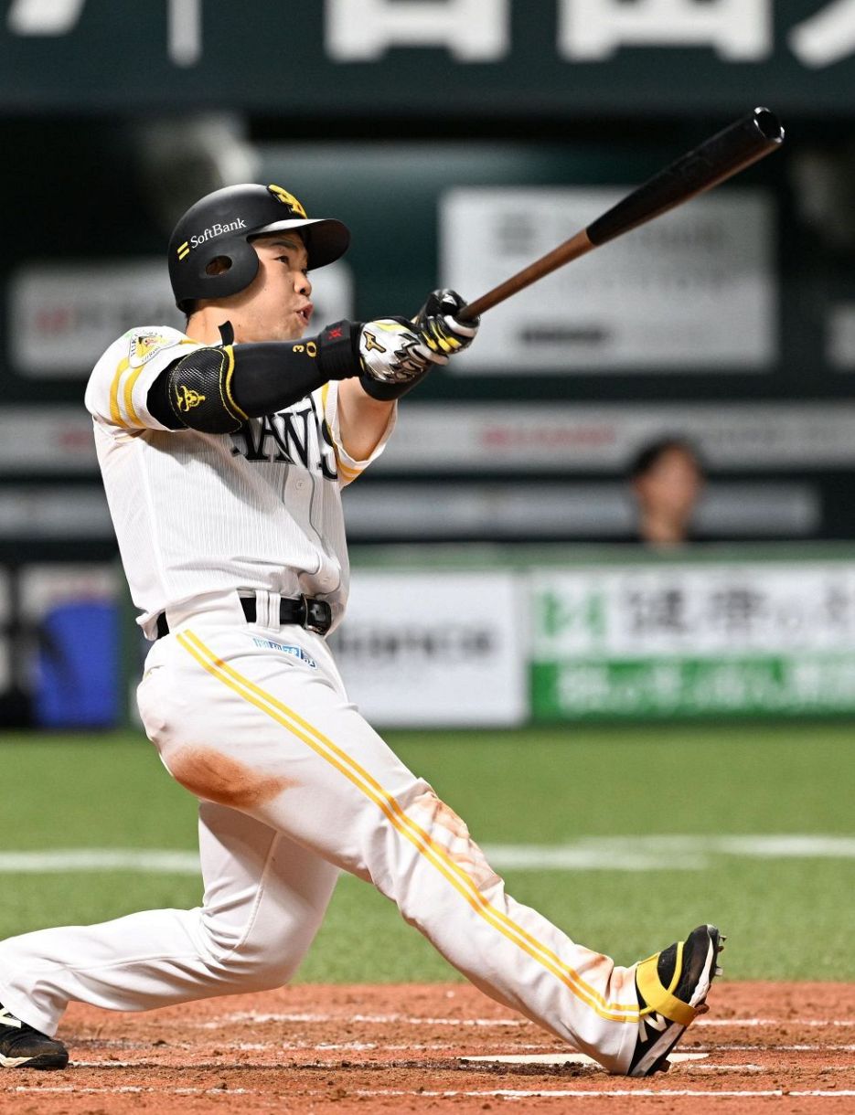 ソフトバンク近藤健介、6月はリーグ最多18打点、2位の8本塁打 2カ月