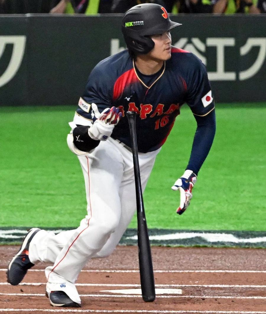 大谷翔平がプレーボール直後に衝撃打 侍ジャパンの〝初陣は〟188キロ超