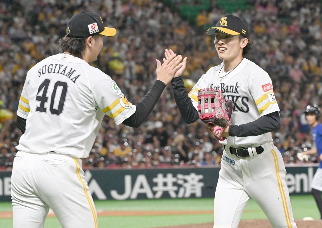 ソフトバンク周東佑京、快足飛ばしてスーパーキャッチ 1点リード守った