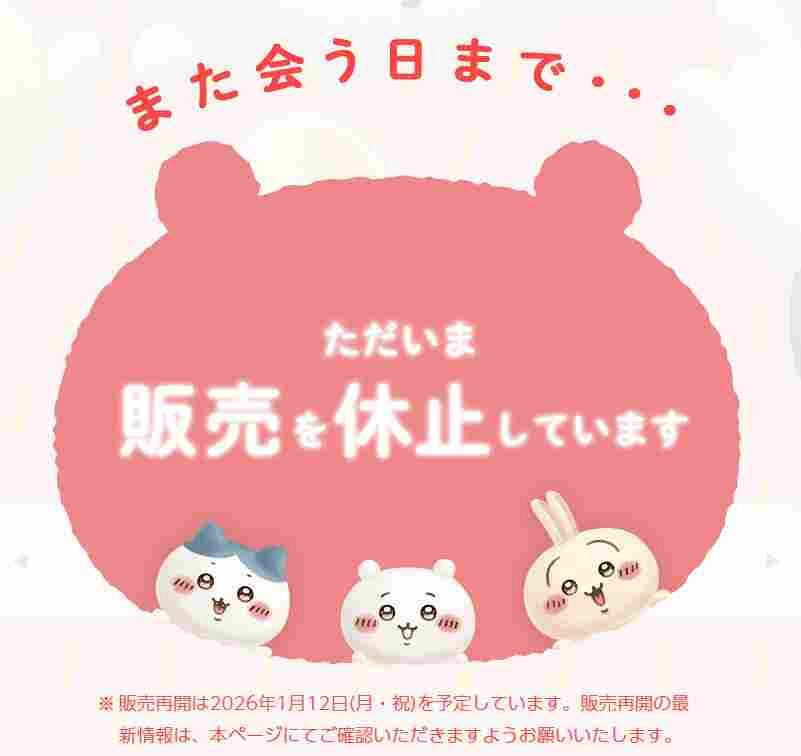 この組み合わせ、反則じゃない？」人気過ぎて販売休止中〝ちいかわ