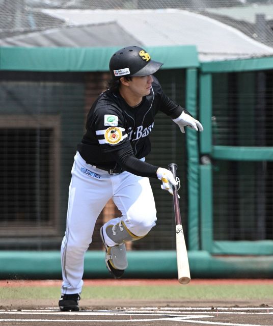 ソフトバンク5年目の野村大樹がプロ初アーチ 通算70試合目で節目の一