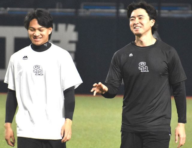 昨年右ほお骨折 ソフトバンク谷川原健太が新マスク着用「今年1年は