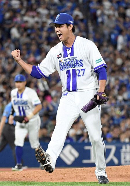 動画】「時間かかりました。すみません」DeNA濱口遥大がシール