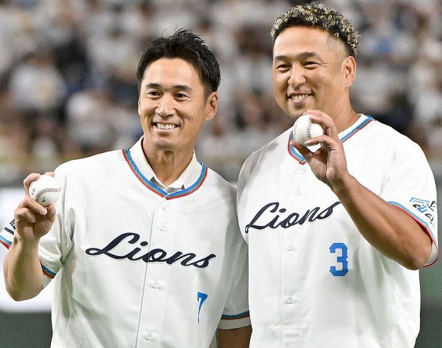 高橋光成 渡辺久信 ライオンズ70周年タペストリー （非売品）　2枚セット 西武今オフの高橋光成のポスティング移籍認めず 渡辺GM「結果
