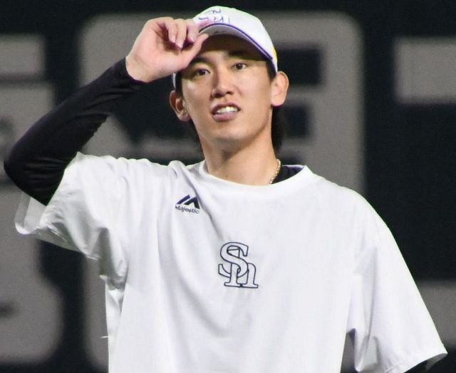 ギータ、アウト」ソフトバンク・モイネロ、ライブBPで柳田悠岐との対戦