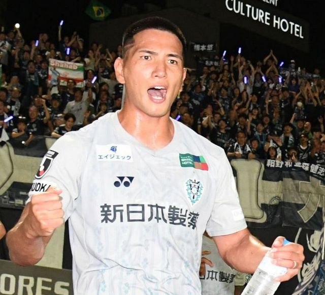 J1福岡・金森健志が今季初ゴール 妻の両親初観戦で「自分、持ってるな