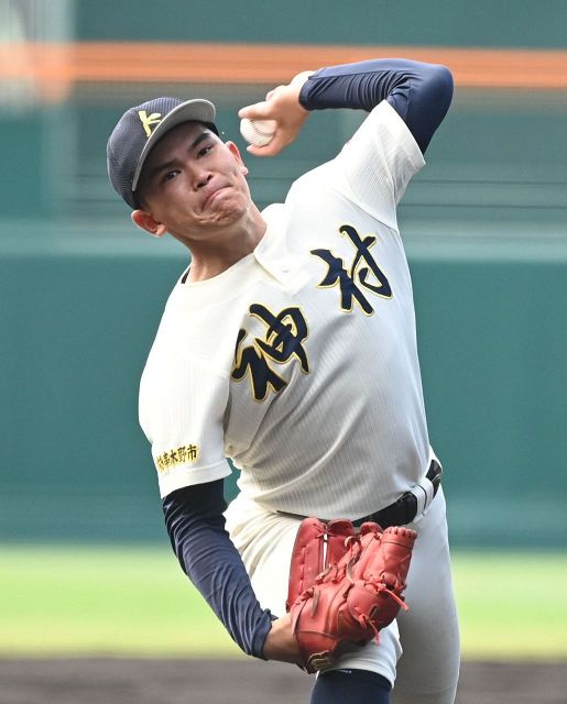 昨年はボールパーソン 神村学園2年生右腕が夏の甲子園初登板で1