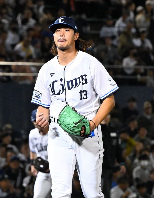 マジェスティック 埼玉西武ライオンズ 高橋光成 ビジターユニフォーム マジェスティック 埼玉西武ライオンズ 高橋光成 ビジター