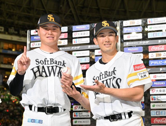 昨年右ほお骨折 ソフトバンク谷川原健太が新マスク着用「今年1年は