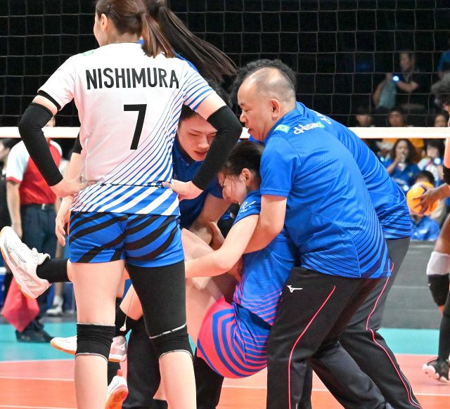 元バレー日本代表・岩坂名奈さんが久光の新アリーナ紹介：「おっ