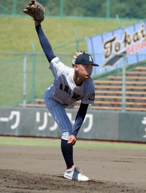 神村学園 野球 ジャケット 仙台育英・神村学園＞5回、適時打を放つ神村学園・増田（撮影