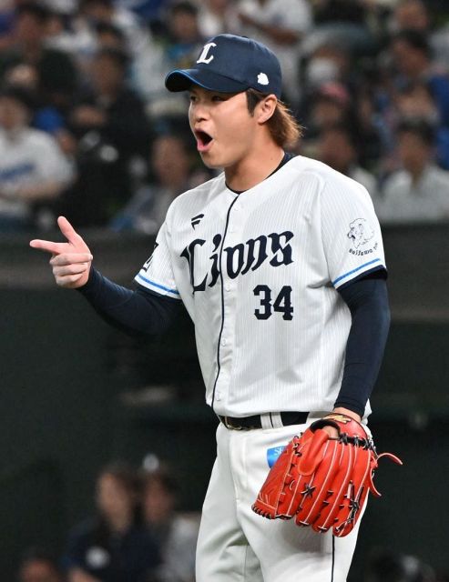 西口文也選手 実使用スパイク