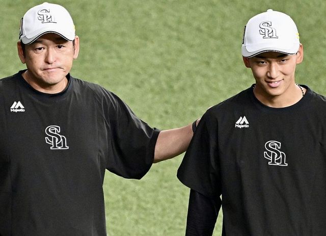 3桁から上り詰めた牧原大成が背番号8を初披露「育成の後輩たちに