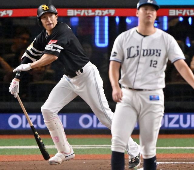 ソフトバンク柳田悠岐が史上81人目の通算300二塁打達成 低めフォークを