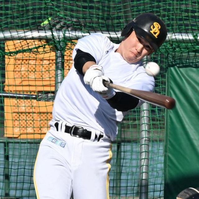 動画】「バット投げ綺麗すぎる」ソフトバンク嶺井博希、代打で移籍後初