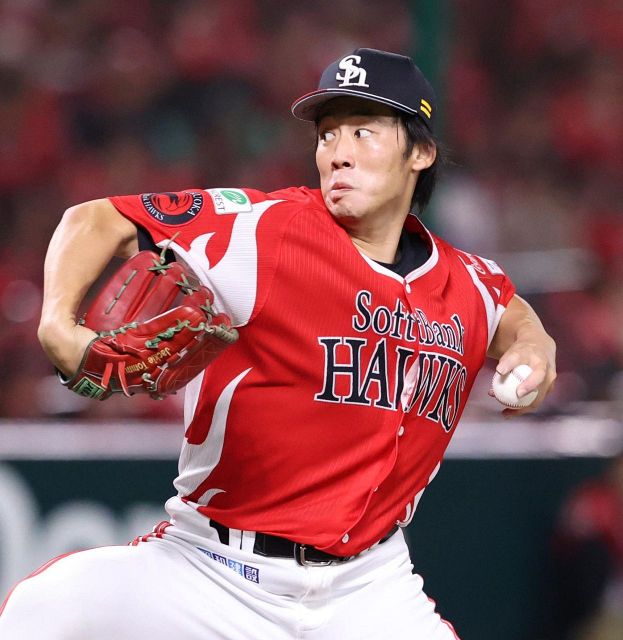 ソフトバンク　NPB入り　実使用　育成選手時代　尾形崇斗選手　ユニフォーム Shuto Ogata シャツ | 福岡ソフトバンクホークス