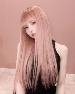 ☺︎ベアーになります 100億円ギャル〟ロングヘアばっさり暗髪ショートボブのビフォー