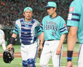 ソフトバンク甲斐拓也 鷹の祭典2023の戦闘防具公開にファン